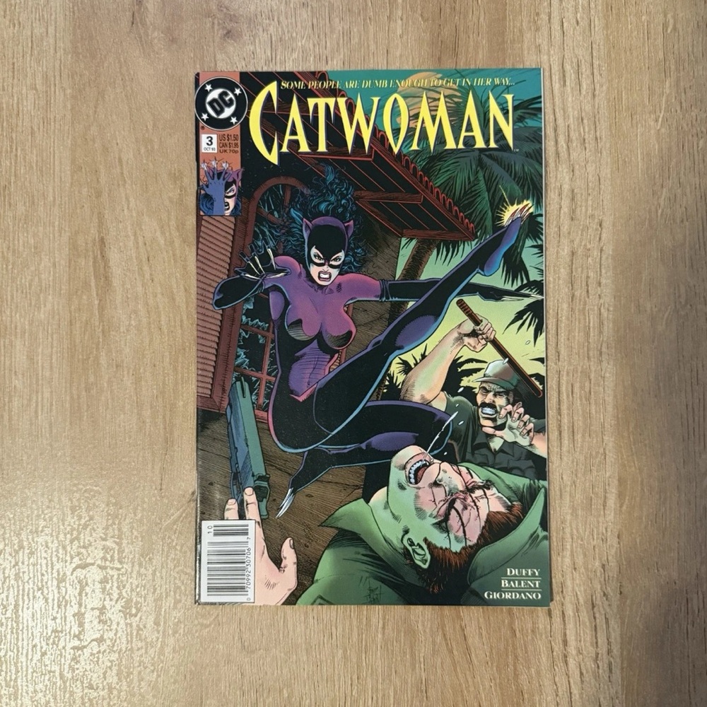 Catwoman Comic #1-3 | 1993 | CATWOMAN #1 EMBOSSED COVER | Almost Mint - Picture 6 of 7